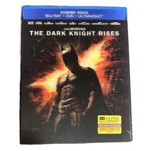 Batman THE DARK KNIGHT RISES Combo Pack BLU-RAY DVD PG13 Widescreen REGION USA